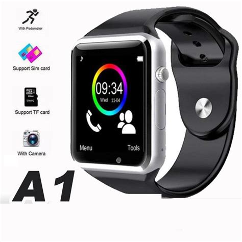 a1 bluetooth smart watch sim card|ShopSmart A1 Smart Watch .